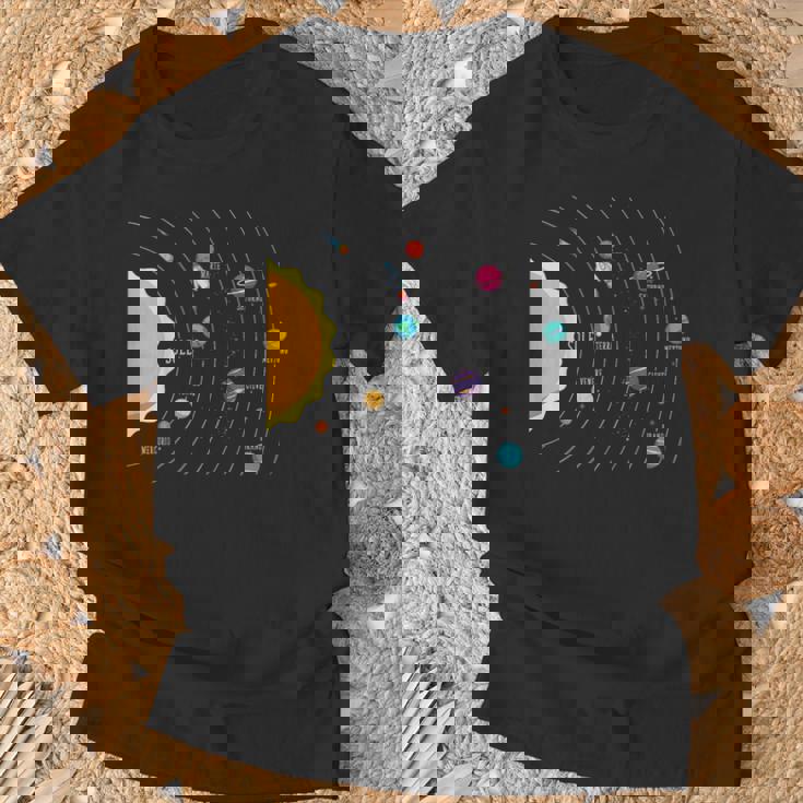 Pianeta Camicia Sistema Solare Con Terraenere Mercurio Maglietta Regalos para ancianos