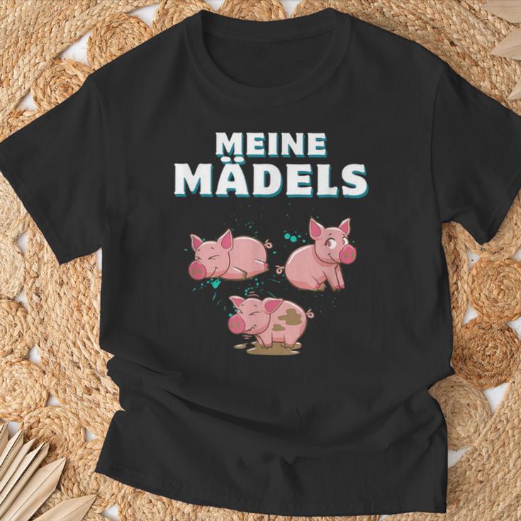 Pig Women's Pig Farmer's T-Shirt Geschenke für alte Männer