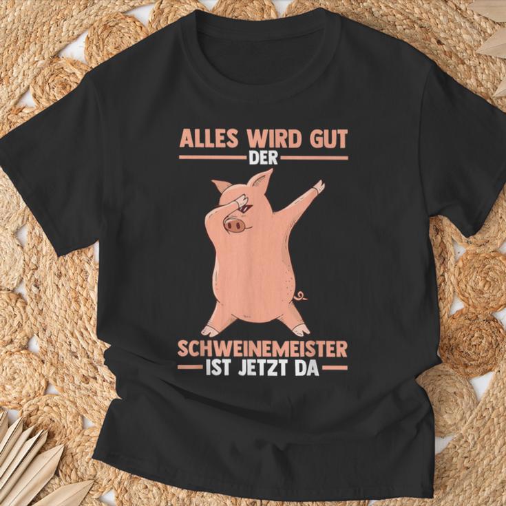 Pigs Pig Master Farmers Pig S T-Shirt Geschenke für alte Männer