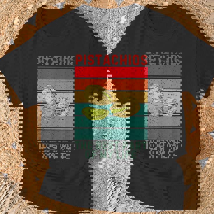 Pistachosintage La Mejor Parte De Miida Pistachos Retro Camiseta unisex Regalos para ancianos