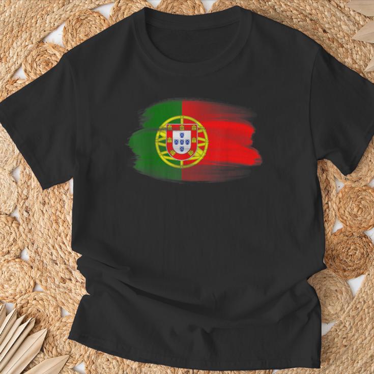 Portugal Flag Portugal Fan Item Jersey Em 2024 T-Shirt Geschenke für alte Männer