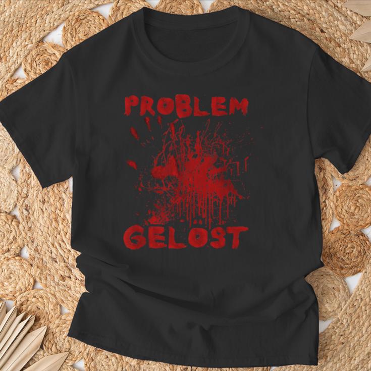 Problem Gelöst T-Shirt Geschenke für alte Männer