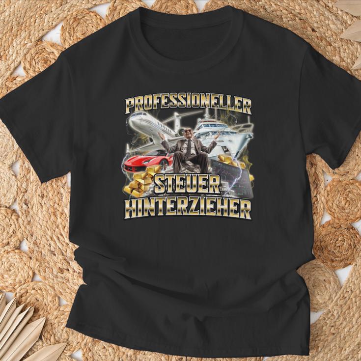 Professioneller Steuerhinterzieher T-Shirt Geschenke für alte Männer