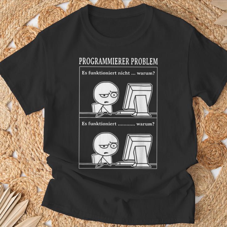 Programmer Problem Es Works Computer Nerd T-Shirt Geschenke für alte Männer