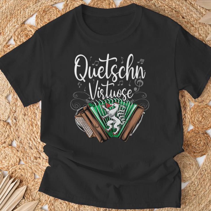 Quetschnirtuose Steiermark Steirian Harmonica T-Shirt Geschenke für alte Männer