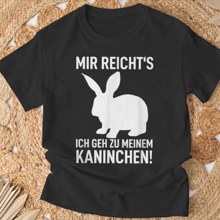 Rabbit Mir Reicht's Ich Geh Zu Meinem Rabbit T-Shirt Geschenke für alte Männer