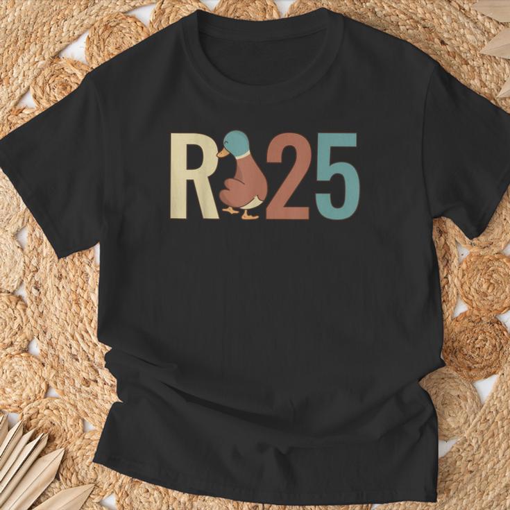 Rente Duck R Duck 25 Rentnerin Rentner Rente 2025 T-Shirt Geschenke für alte Männer