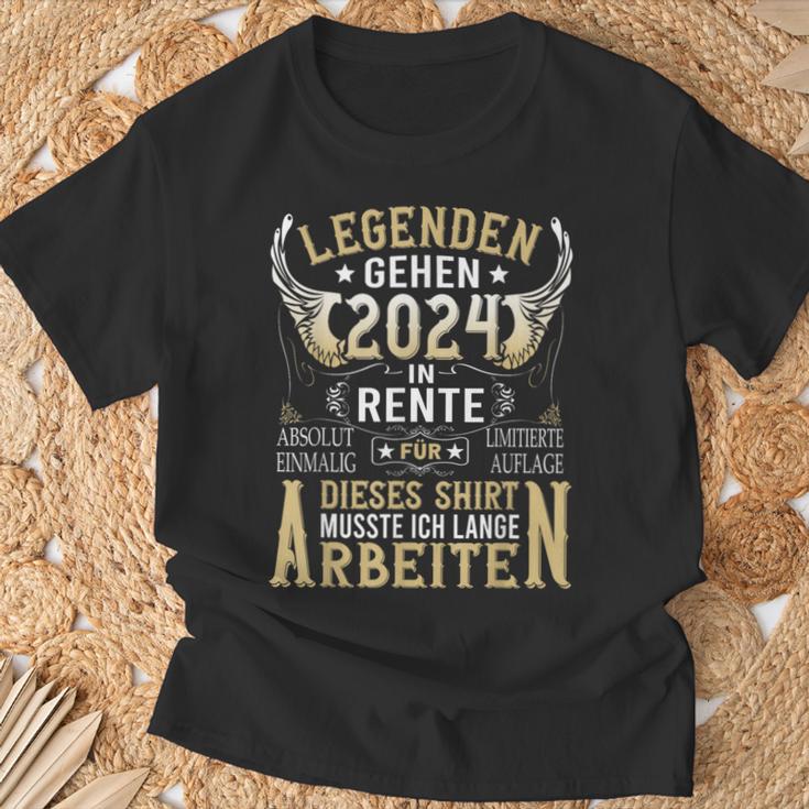 Rentner Eine Legende Geht In Rente 2024 Retirement T-Shirt Geschenke für alte Männer