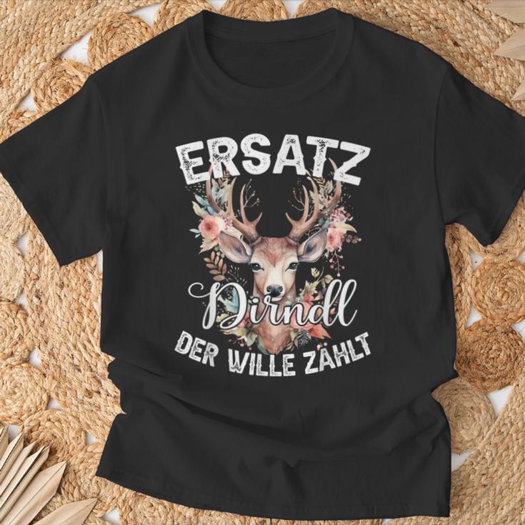 Replacement Dirndl Der Wille Zählt Deer Oktoberfest T-Shirt Geschenke für alte Männer