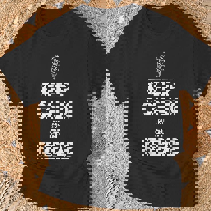 Reste Calme Et Mange Du Döner Kebab T-Shirt Cadeaux pour les vieillards