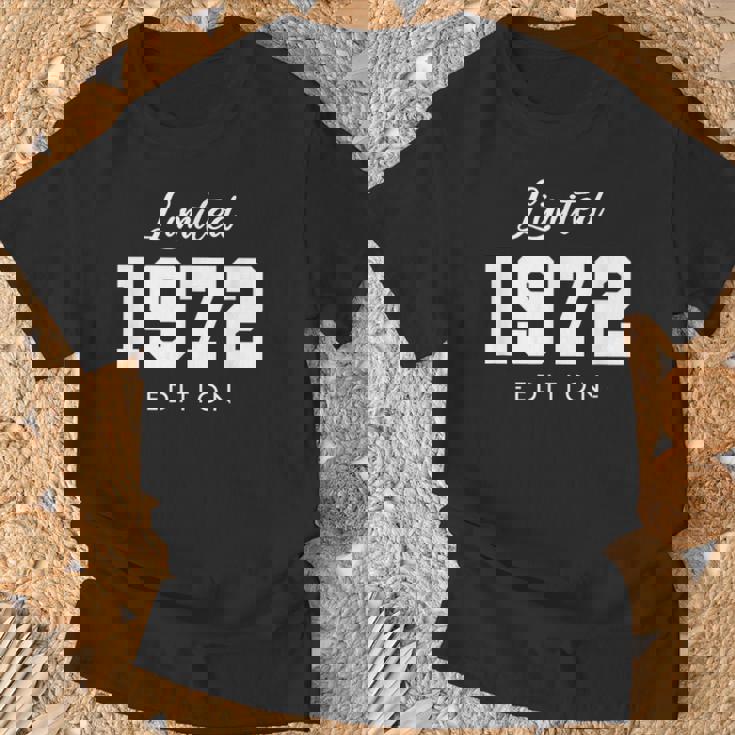 Retro 52 Años Nacido En 1972 Edición Limitada 52 Cumpleaños Camiseta unisex Regalos para ancianos