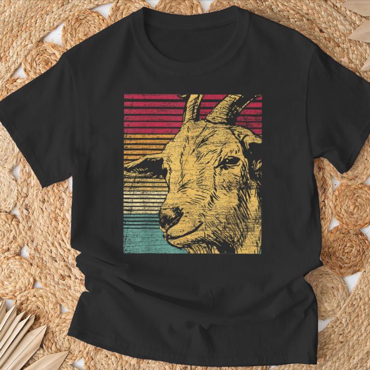 Retro Goat T-Shirt Geschenke für alte Männer