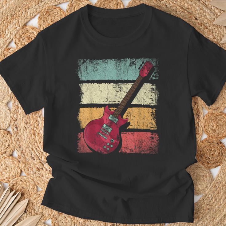 Retro Guitar T-Shirt Geschenke für alte Männer