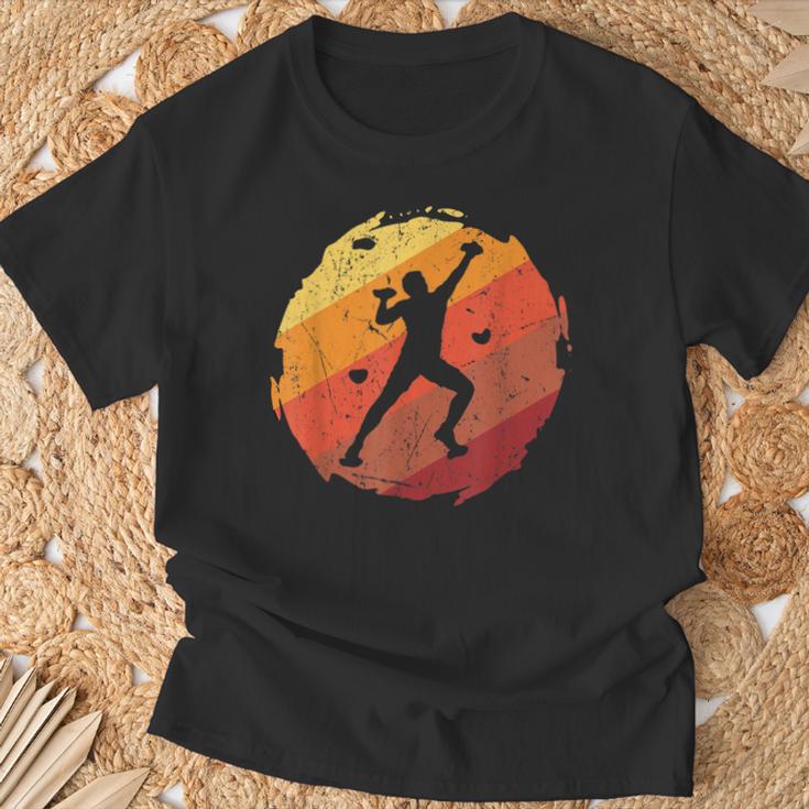 Rock Climbing Retrointage Bouldering T-Shirt Geschenke für alte Männer