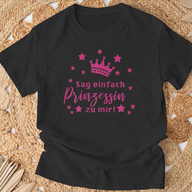 Sag Einfach Prinzessin Zu Mir Saying T-Shirt Geschenke für alte Männer