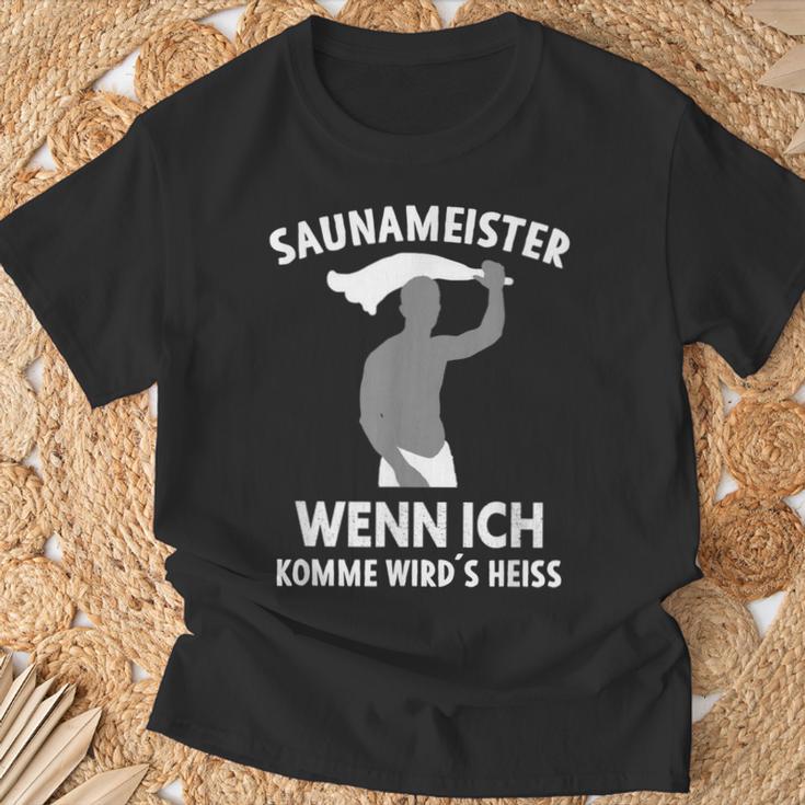 Sauna Master T-Shirt Geschenke für alte Männer