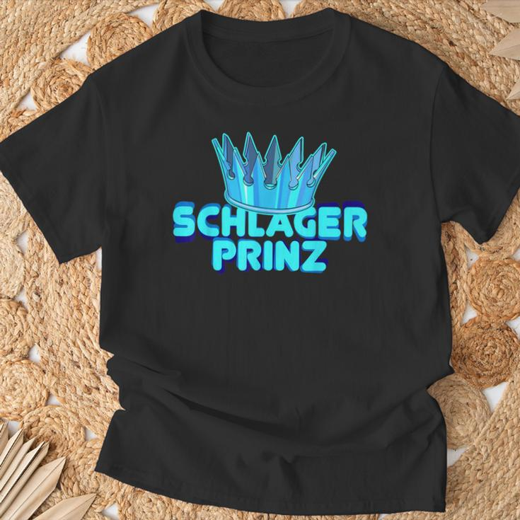 Schlagerprinz Schlager Prince Hammer Music T-Shirt Geschenke für alte Männer