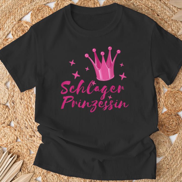 Schlagerprinzessin Schlager Prinzessin Schlagermusik T-Shirt Geschenke für alte Männer