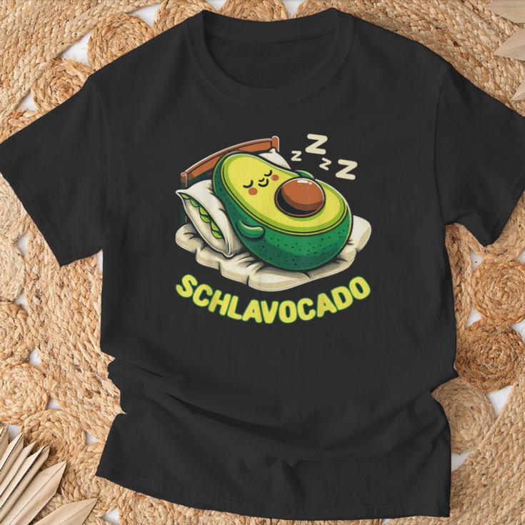 Schlavocado Avocado Pyjamas Nightdress Pyjamas Sleep T-Shirt Geschenke für alte Männer