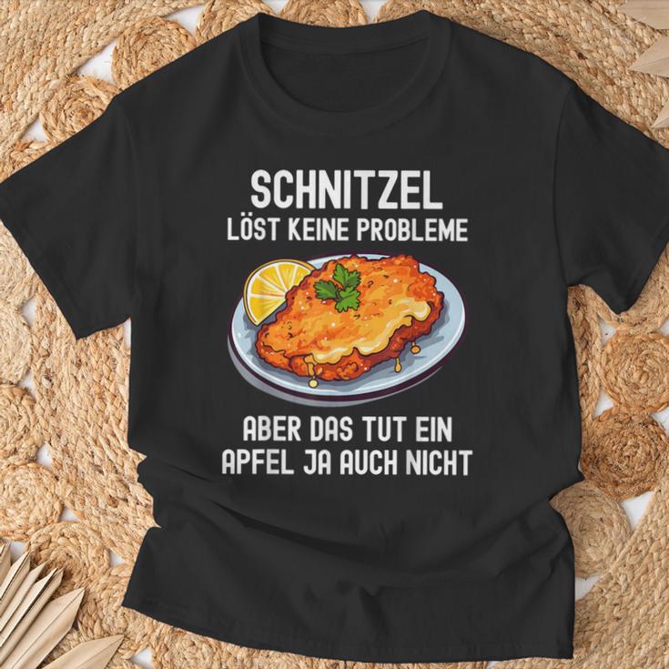 Schnitzel Löve Keine Probleme Question Schnitzel T-Shirt Geschenke für alte Männer