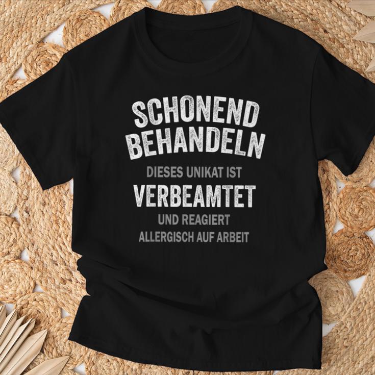 Schonend Behandeln Beamtererbeamtet 'Gentle Treat Beamter T-Shirt Geschenke für alte Männer