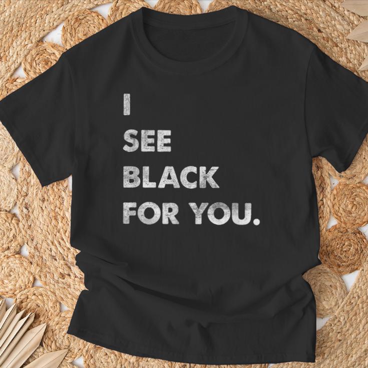 I See For You Denglish Engleutsch Saying T-Shirt Geschenke für alte Männer