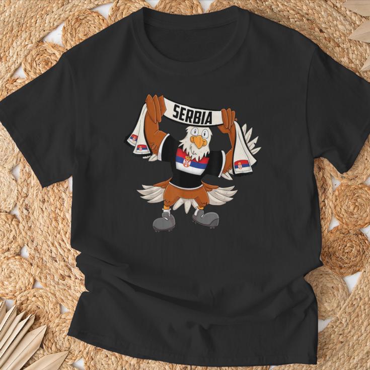 Serbia Eagle T-Shirt Geschenke für alte Männer