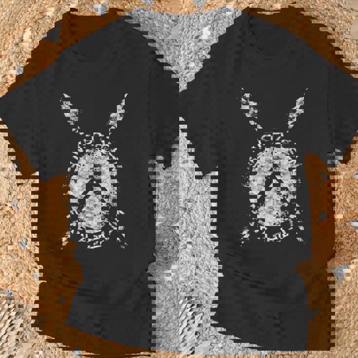 Siis Pacem Para Bellum Sparta Camiseta unisex Regalos para ancianos