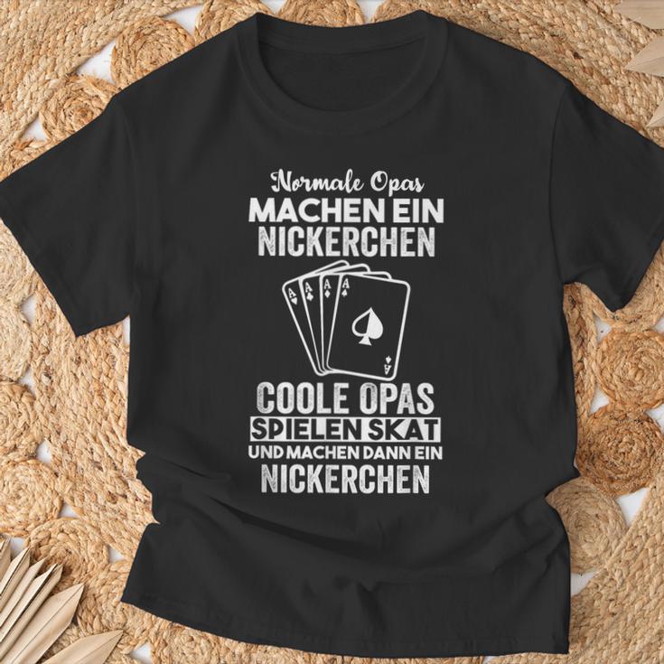 Skat Grandpa Skat Game T-Shirt Geschenke für alte Männer