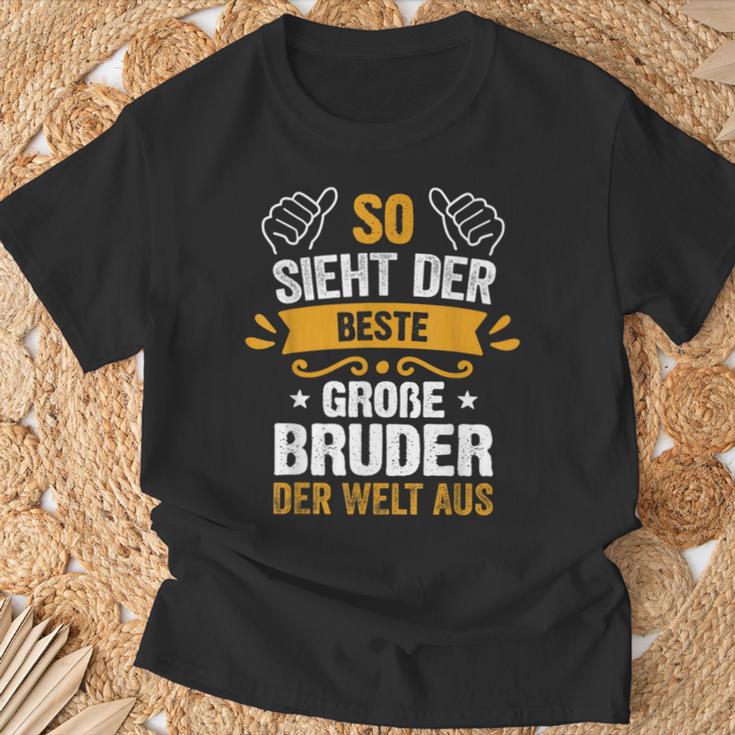 So Sieht Der Beste Große Bruder Der Welt German T-Shirt Geschenke für alte Männer