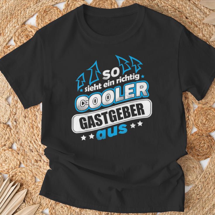 So Ssieht Ein Richtig Cooler Hastgeber Aus T-Shirt Geschenke für alte Männer