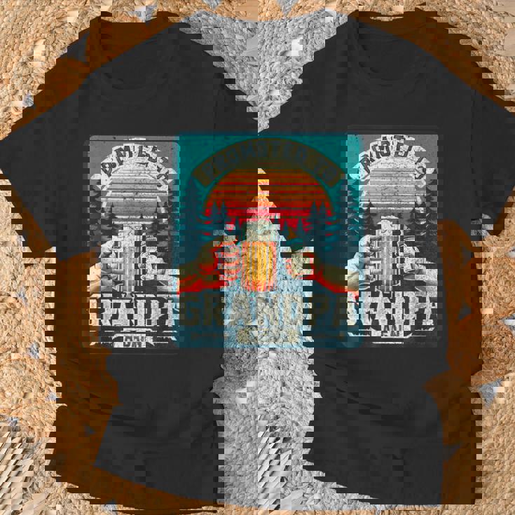 Soon To Be Grandpa Again Promoted To Grandpa Again 2024 T-Shirt Gifts for Old Men