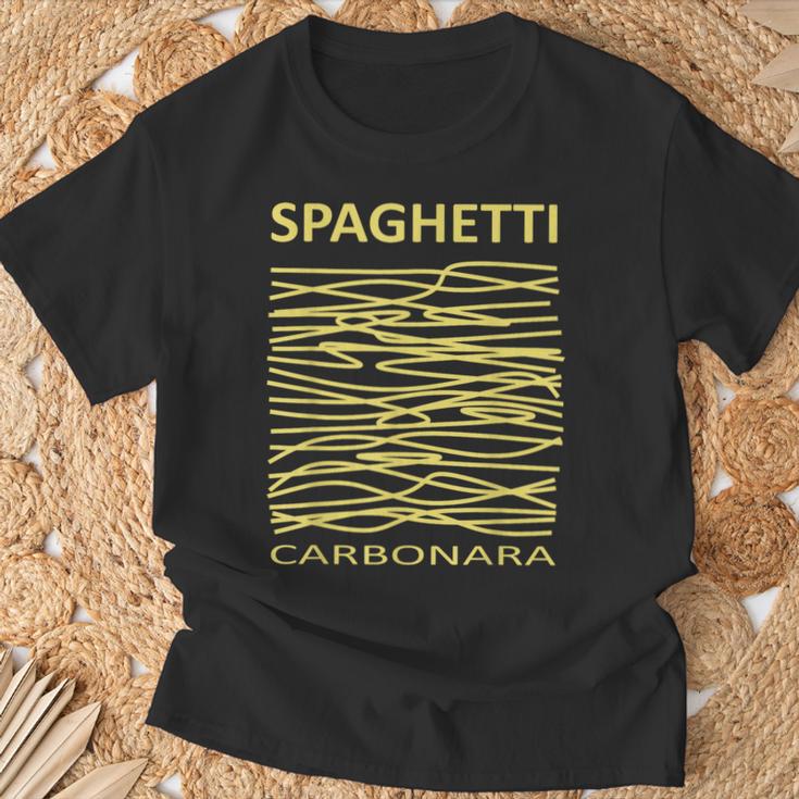 Spaghetti Carbonara For Pasta Lovers And Chefs T-Shirt Geschenke für alte Männer