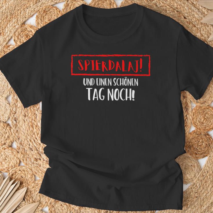 Spierdalaj Und Schönen Tag Polish Swear Word T-Shirt Geschenke für alte Männer