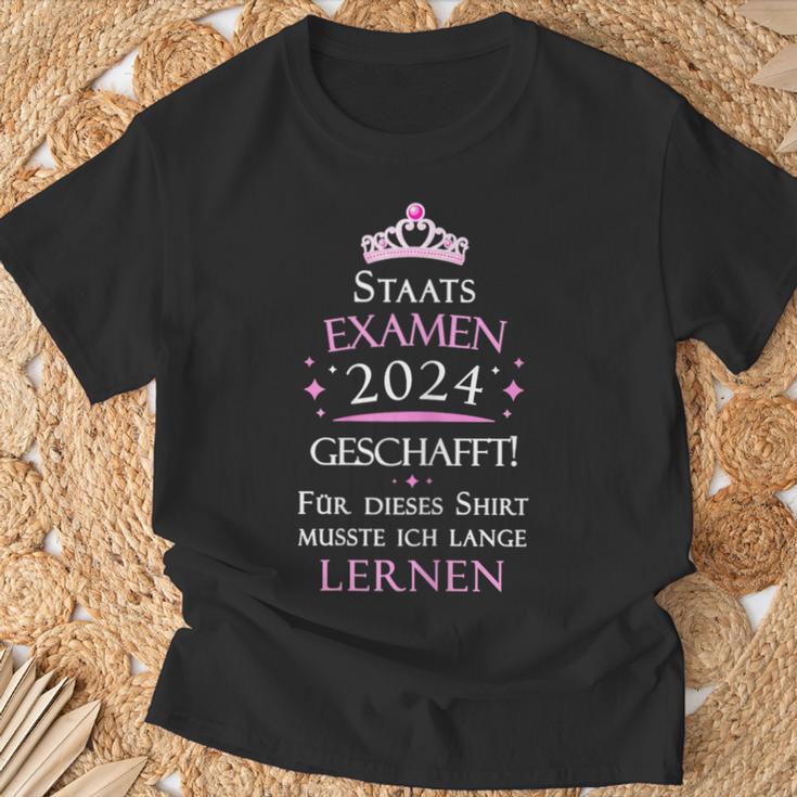 Staatsexamen Jura Teacher Medicine Pharmazie Bestanden 2024 T-Shirt Geschenke für alte Männer