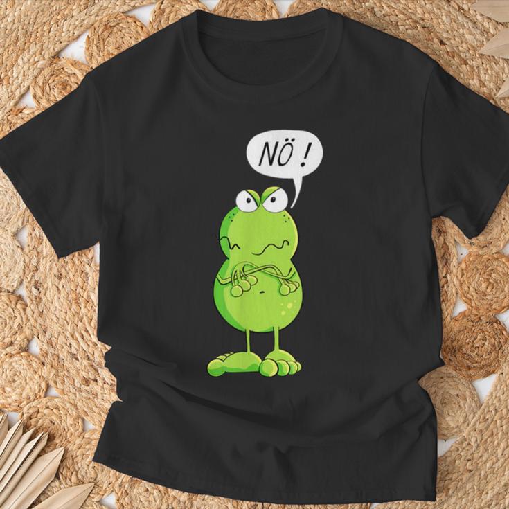 Statement Frog Nö Fun T-Shirt Geschenke für alte Männer