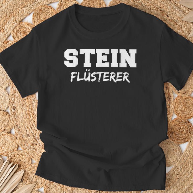 Steinwhisperer Steinmetz Job Stones T-Shirt Geschenke für alte Männer