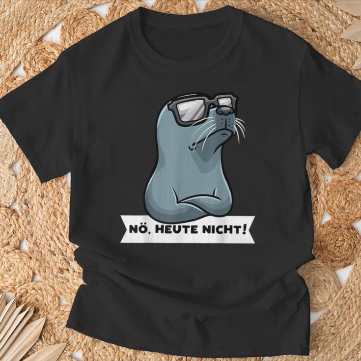 Sturer Seehund Dog Seal T-Shirt Geschenke für alte Männer