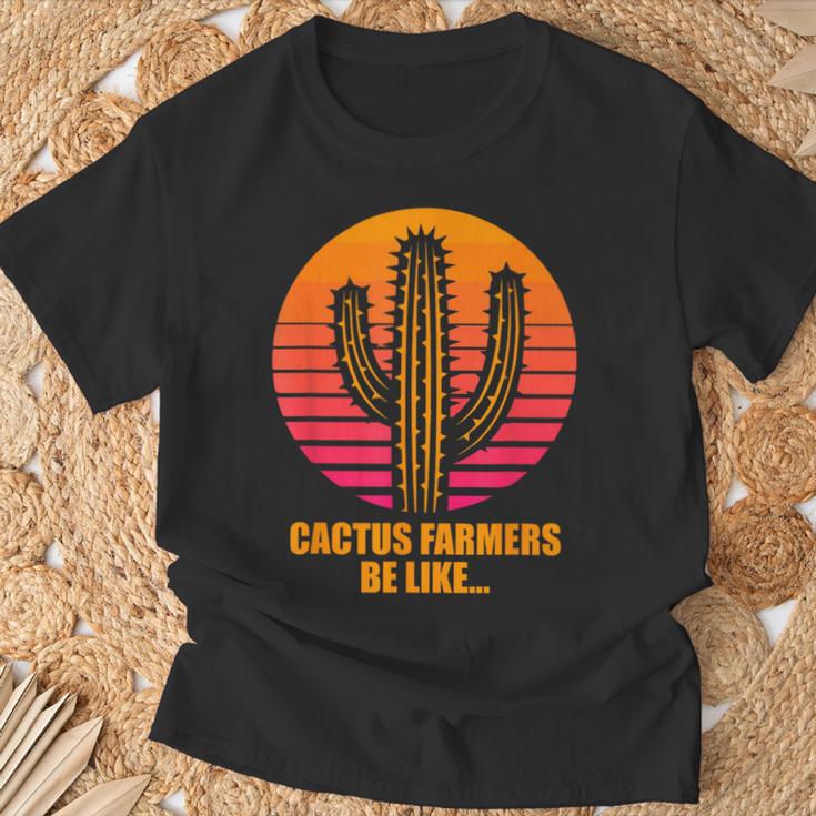 Suculentas Jardin Jardinero Flora Desierto Cactus Camiseta unisex Regalos para ancianos