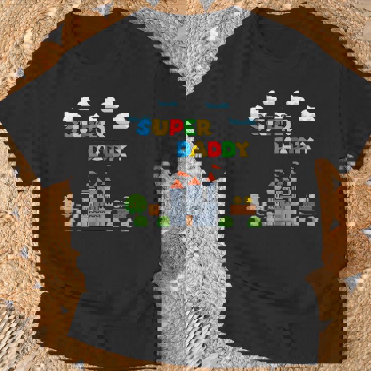 Super Papà Gamer Daddy Super Daddi Maglietta Regalos para ancianos