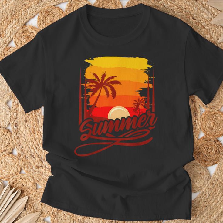 Surfer Beach Sea Retro Summer Fernlust T-Shirt Geschenke für alte Männer