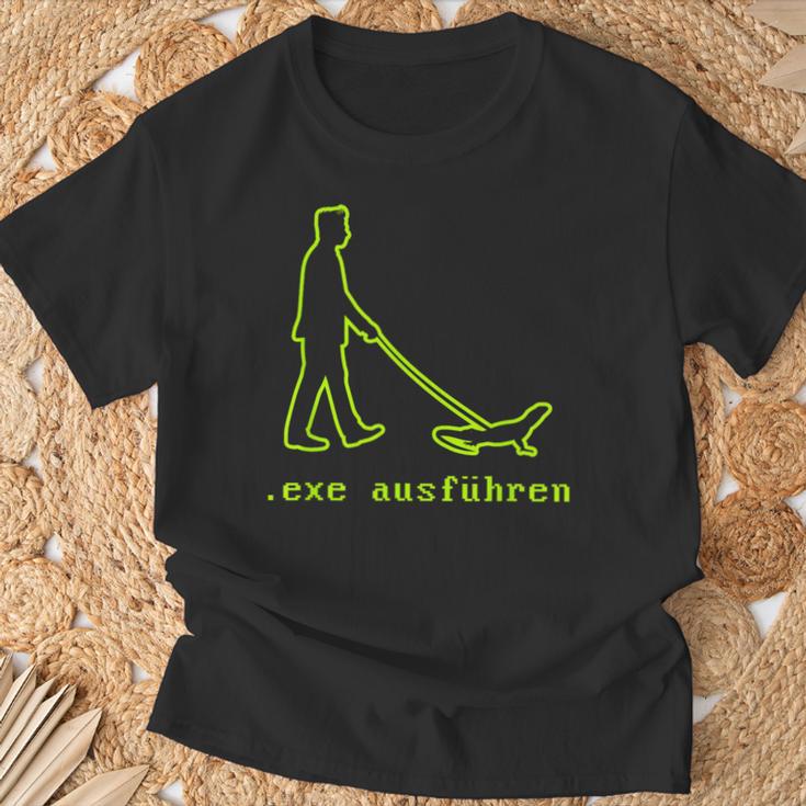 Sys Admin Programmer Informatiker Exe Run T-Shirt Geschenke für alte Männer