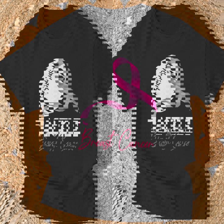 Tackle Breast Cancer Breast Cancer Awareness T-Shirt Gifts for Old Men