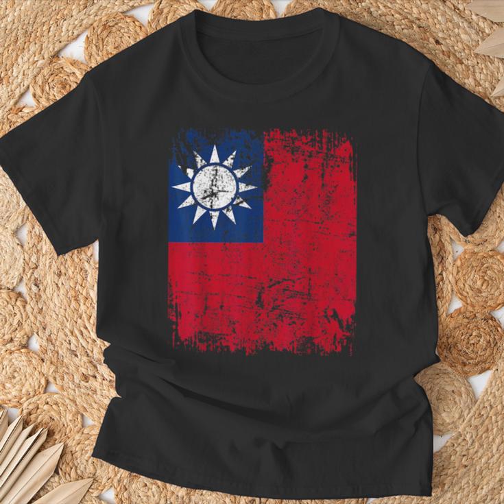 Taiwan Flag For And Women T-Shirt Geschenke für alte Männer