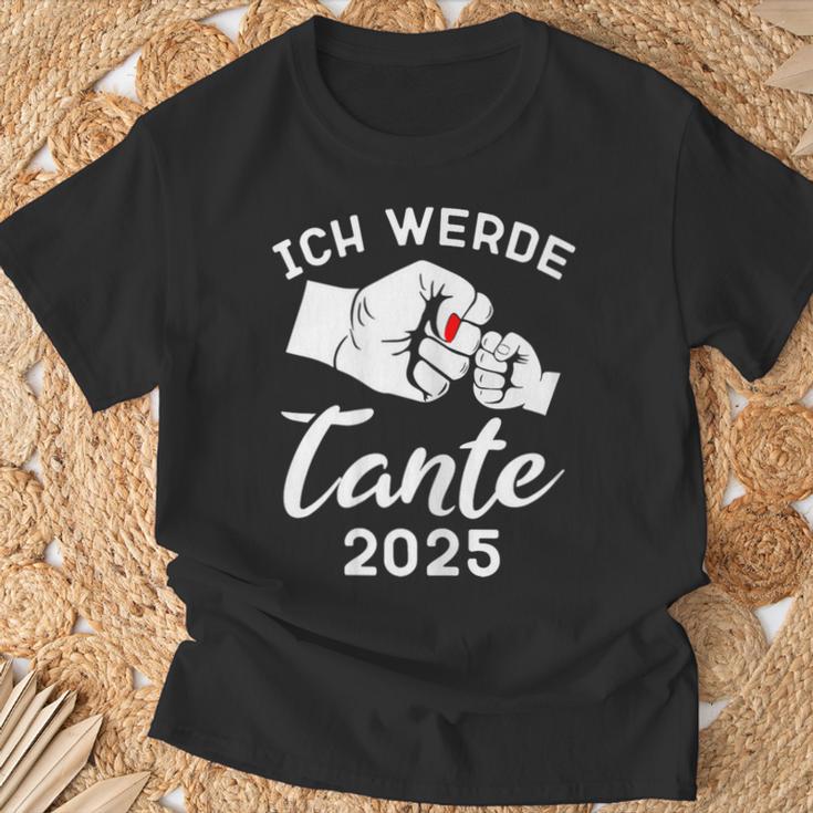 Tante 2025 Ich Werde Tante 2025 T-Shirt Geschenke für alte Männer