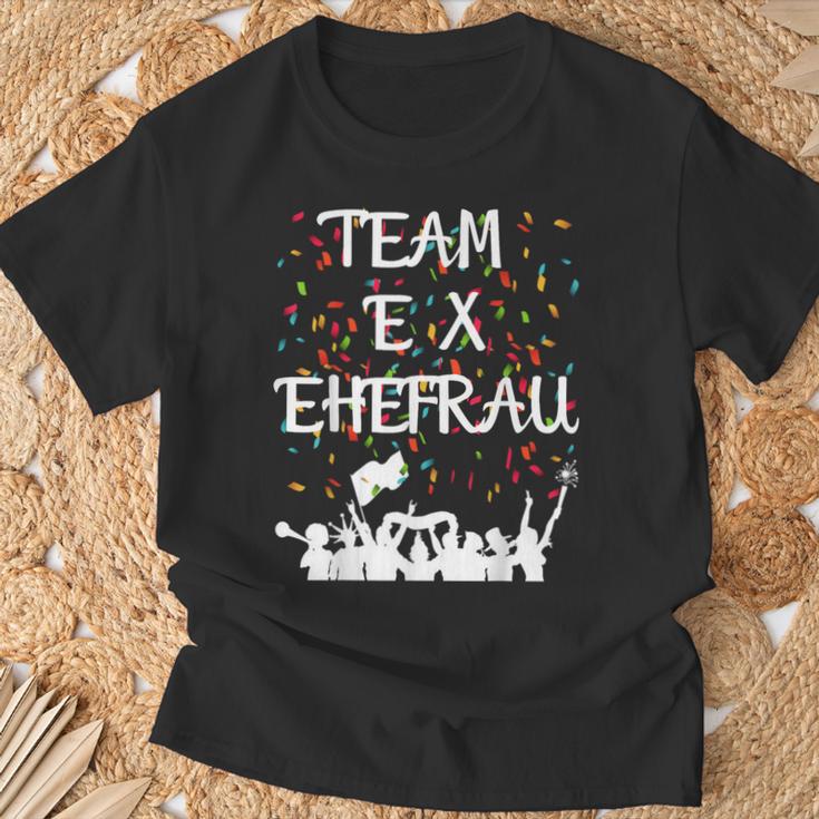 Team Ex Wife Divorce Party Partner T-Shirt Geschenke für alte Männer