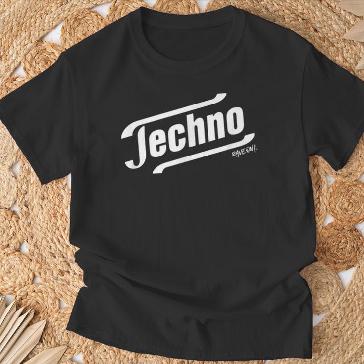 Tempo Techno Meme T-Shirt Geschenke für alte Männer