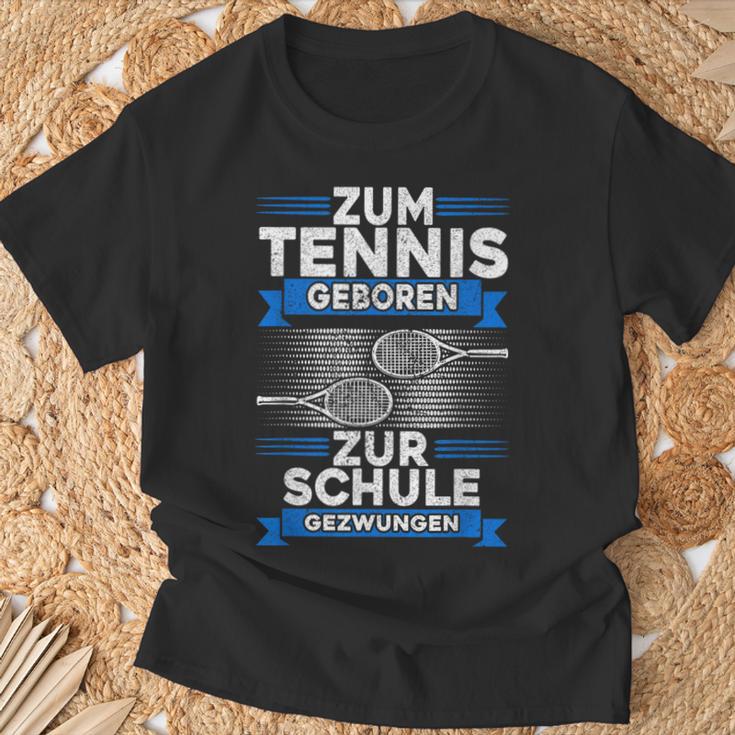 Tennis Racket School Boys Tennis Boys T-Shirt Geschenke für alte Männer