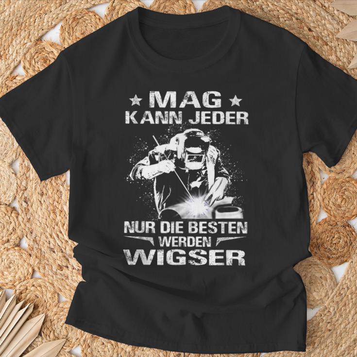 Tig Welder Metal Builder Welding Expert T-Shirt Geschenke für alte Männer