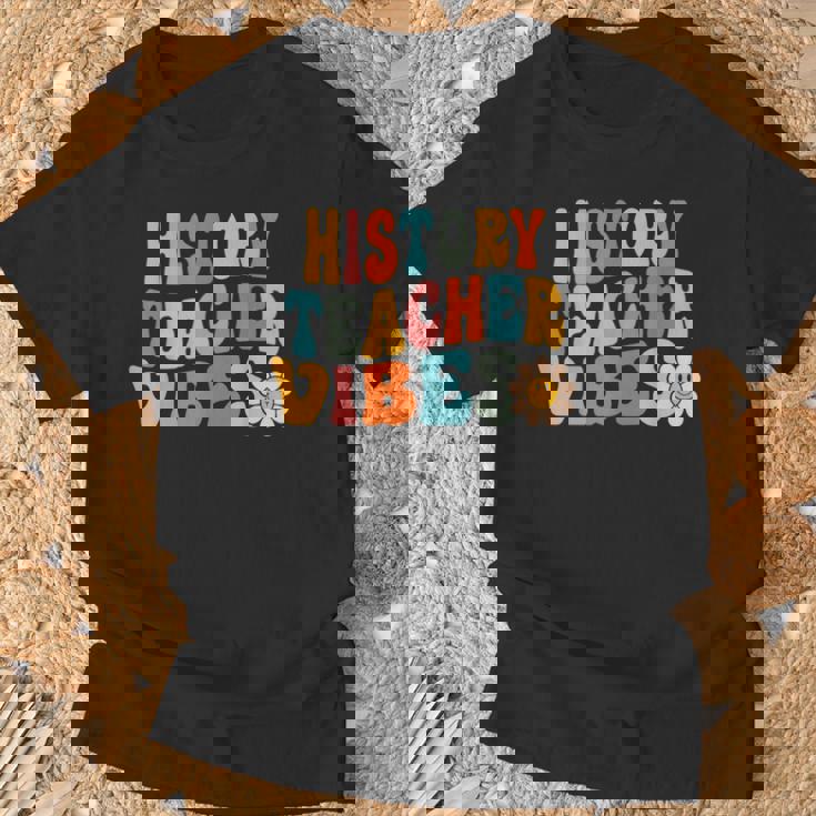 History Teacheribes Retro 1Er Día De Escuela Maestro Genial Camiseta unisex Regalos para ancianos